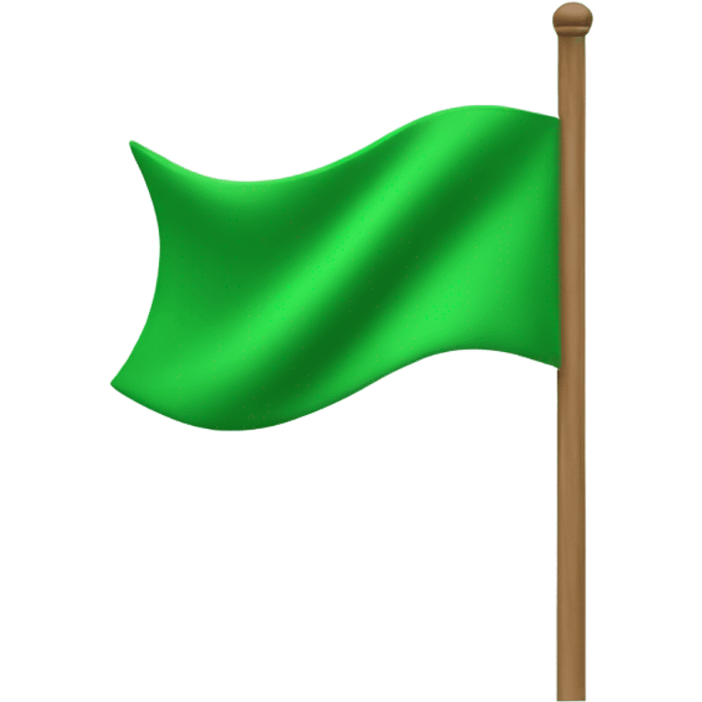 Green flag emoji