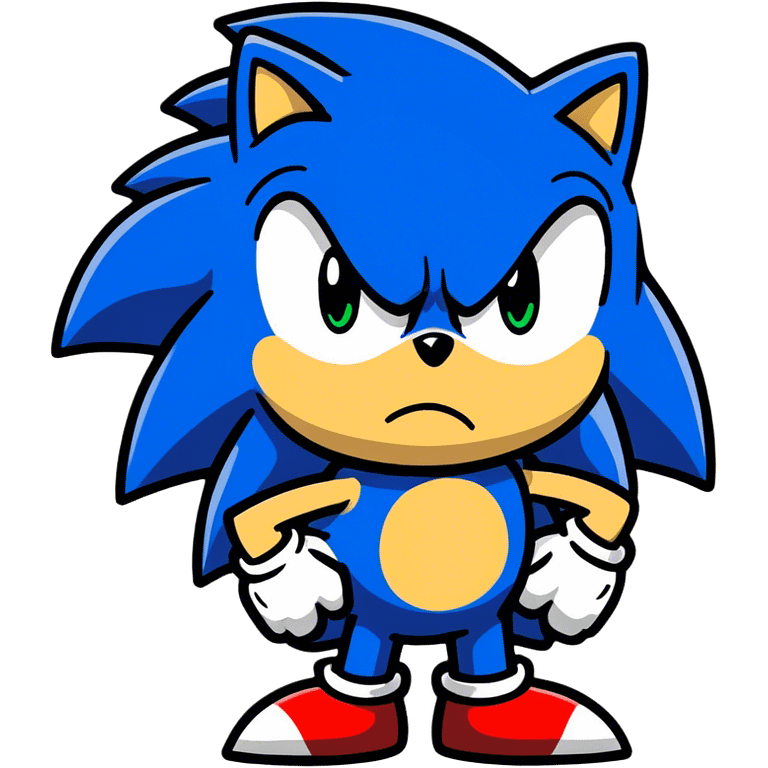 Sonic sad emoji