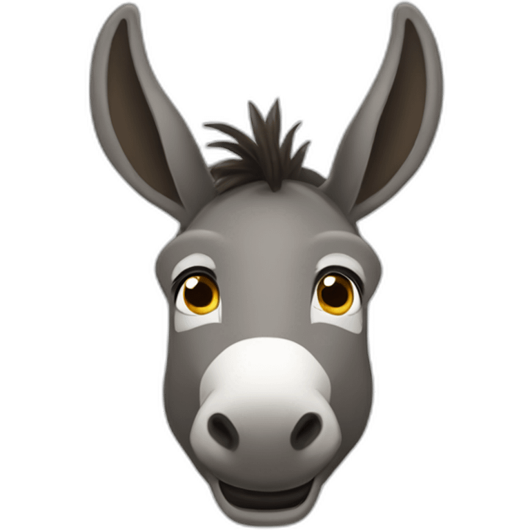 a donkey with the inscription кринж emoji