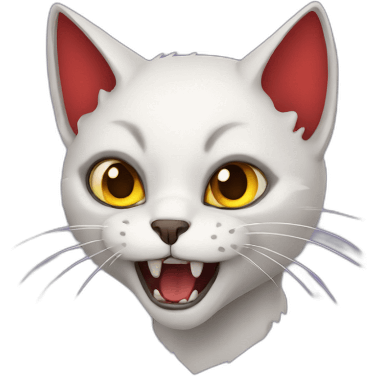 cat vampire emoji