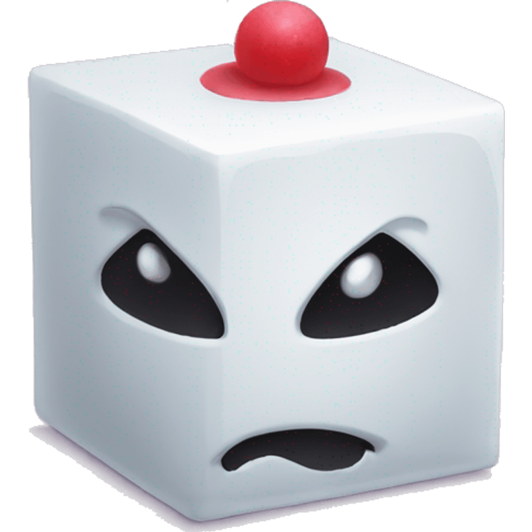 sugar cube evil emoji