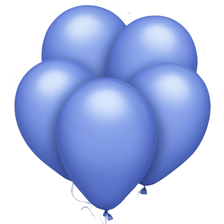 Periwinkle balloons emoji