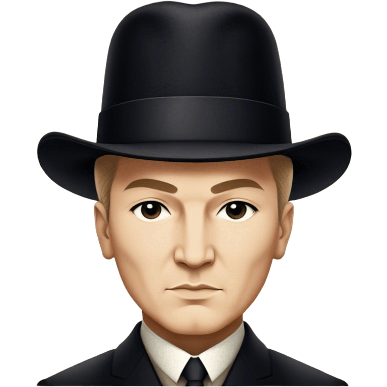 ​Cinematic Realistic Portrait of a Young Mustafa Kemal Atatürk, depicted in his iconic tall black hat and traditional attire with a confident, visionary expression, rendered with rich historical textures and warm, inspiring lighting that captures his youthful dynamism and transformative leadership, emoji