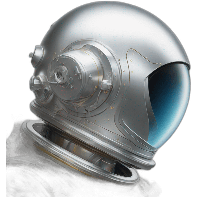 Astronaut no face robot style hajime sorayama emoji