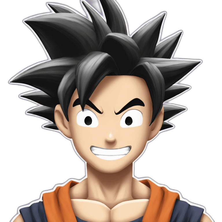 Goku Black smile emoji