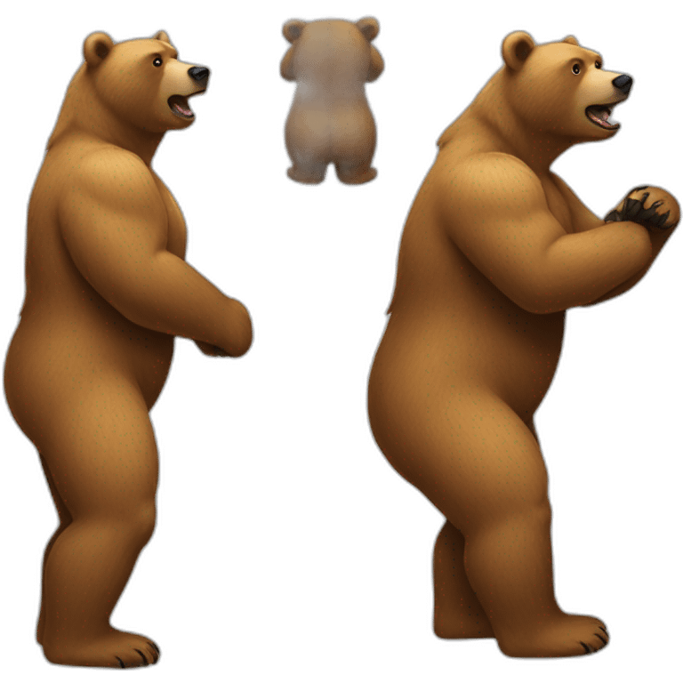 Bear sport emoji