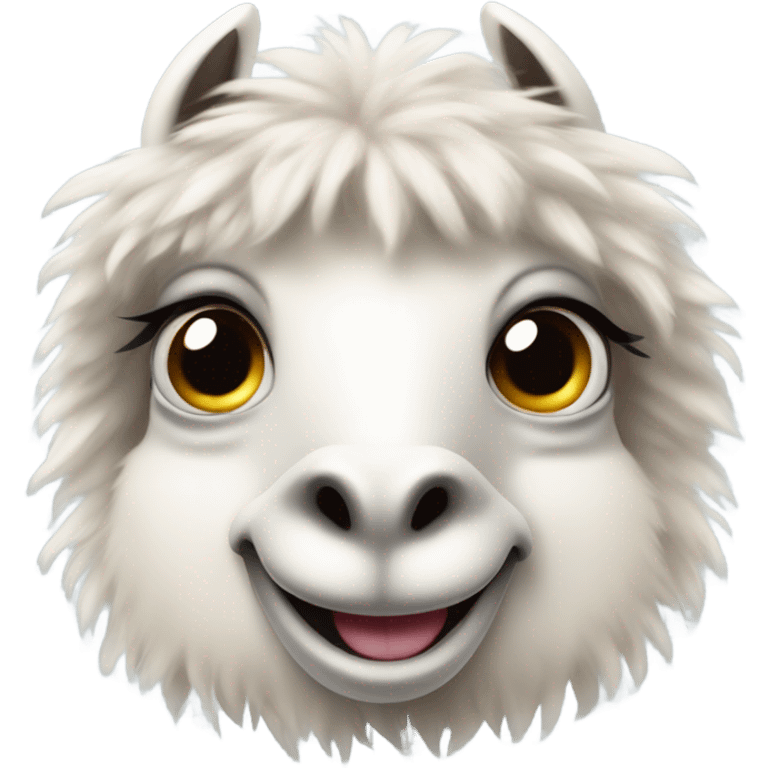 smiled lama emoji