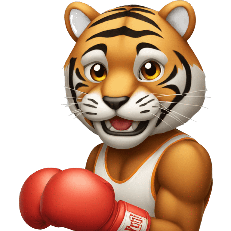 Boxing Tiger  emoji