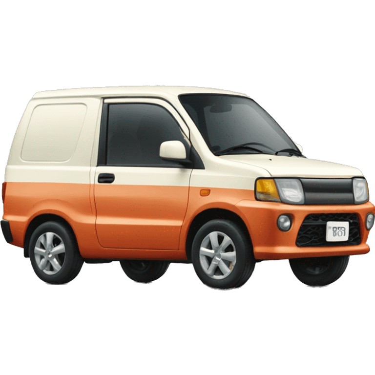 Japanese Kei car truck  emoji