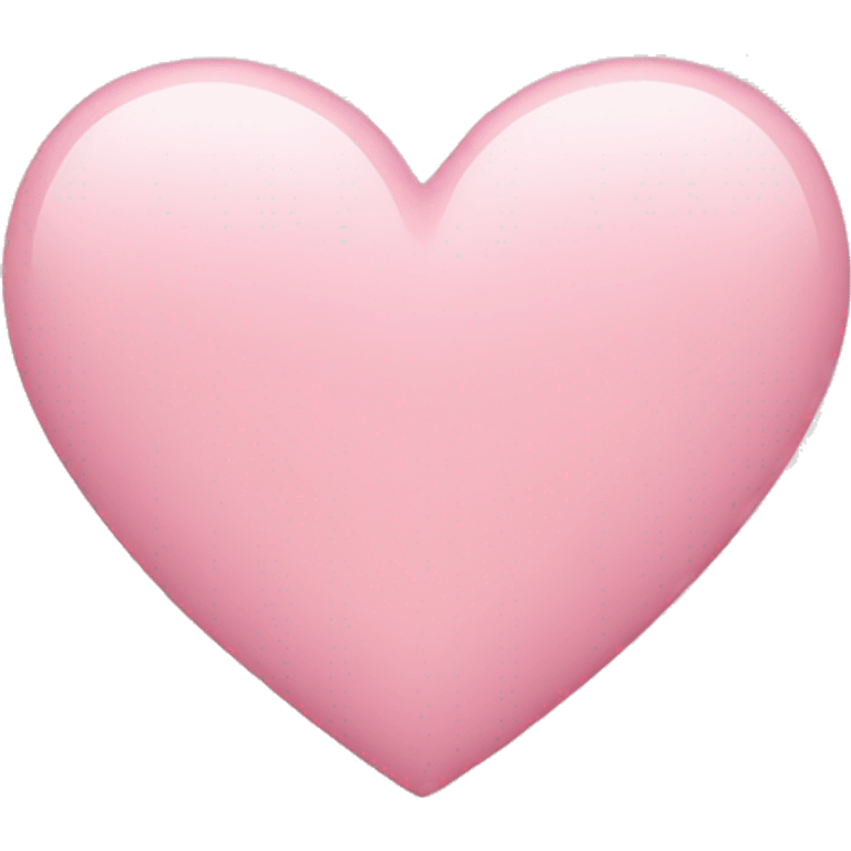 Light pink heart emoji