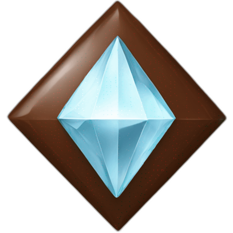 diamond with chocolate emoji