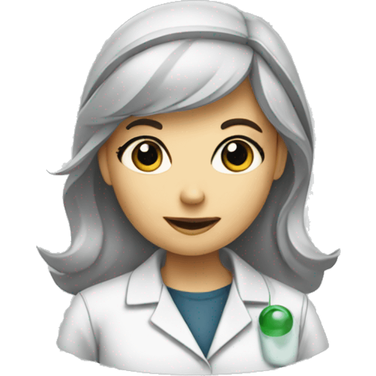 Laboratory specialists girl  emoji