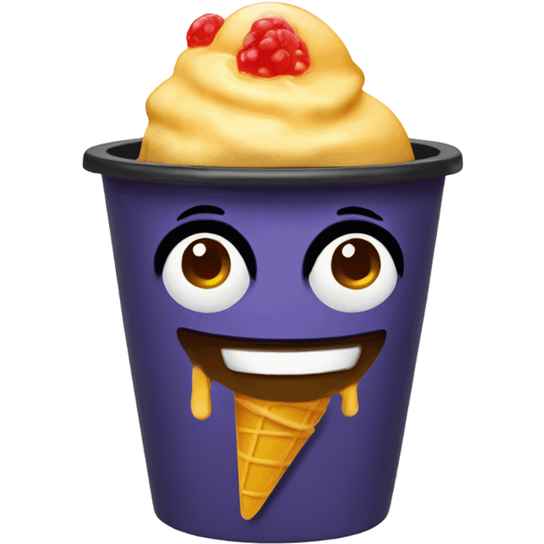 Mangonada ice cream emoji