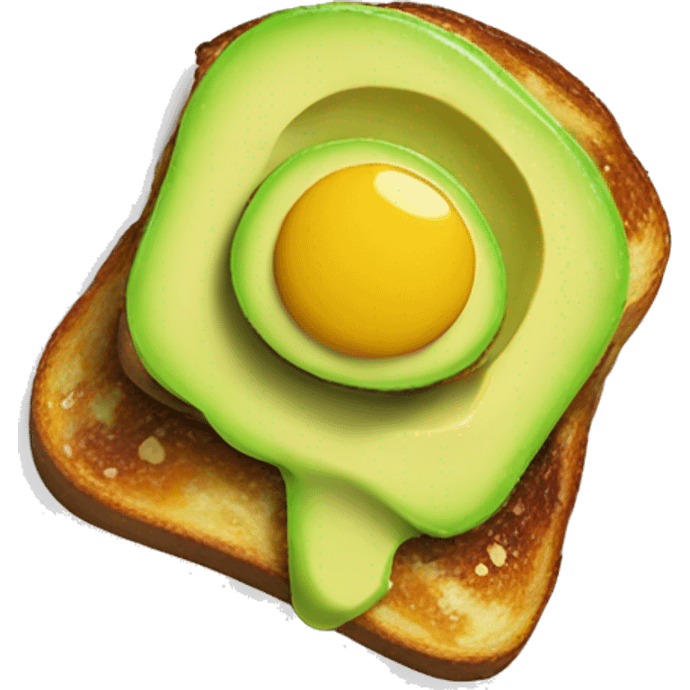 Avocado French toast  emoji