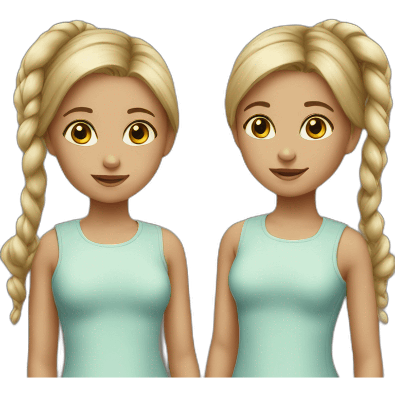 Twin girls emoji