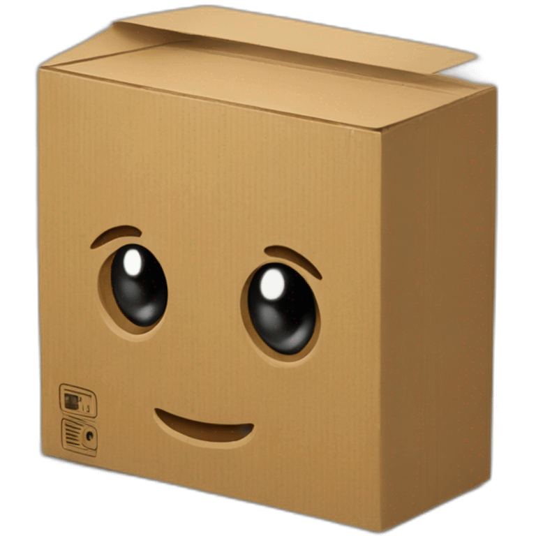 cardboard computer emoji