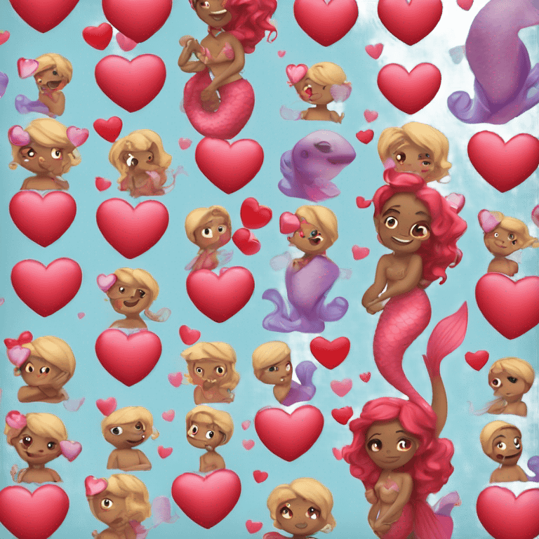 valentine’s day mermaid emoji