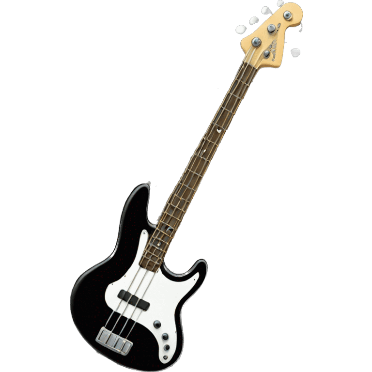 bass guitar black emoji