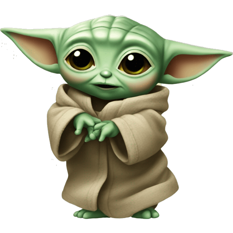 Baby yoda dancing emoji