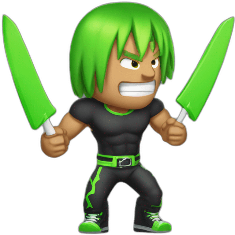 d-generation x crotch chop taunt emoji