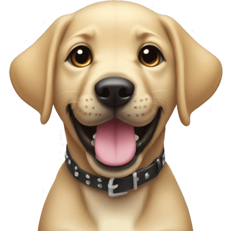 happy punk labrador puppy emoji