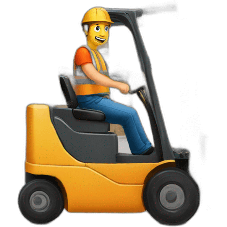 Warehouse-man-forklift emoji