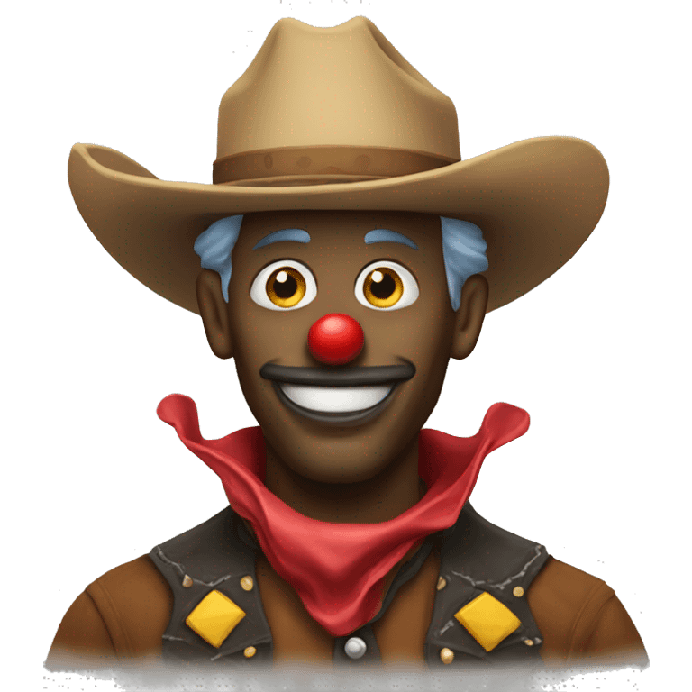 cowboy clown emoji