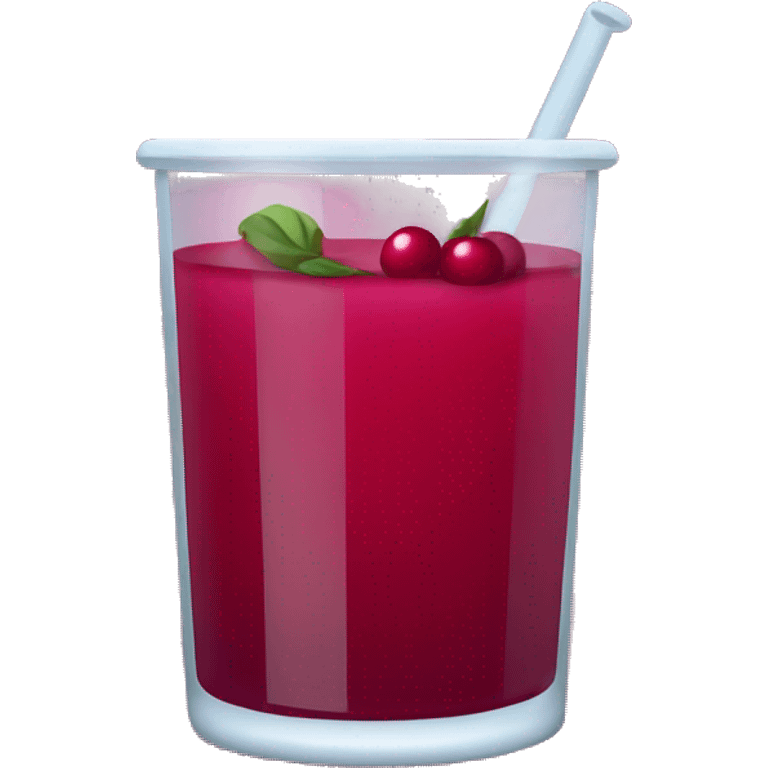 Cranberry juice  emoji