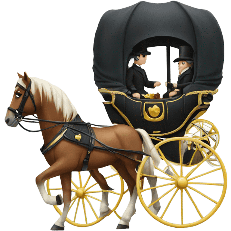 Horse and carriage  emoji