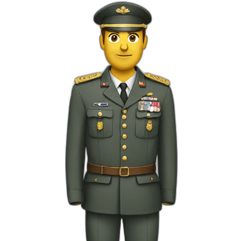 🫡 avec le salut militaire français  emoji