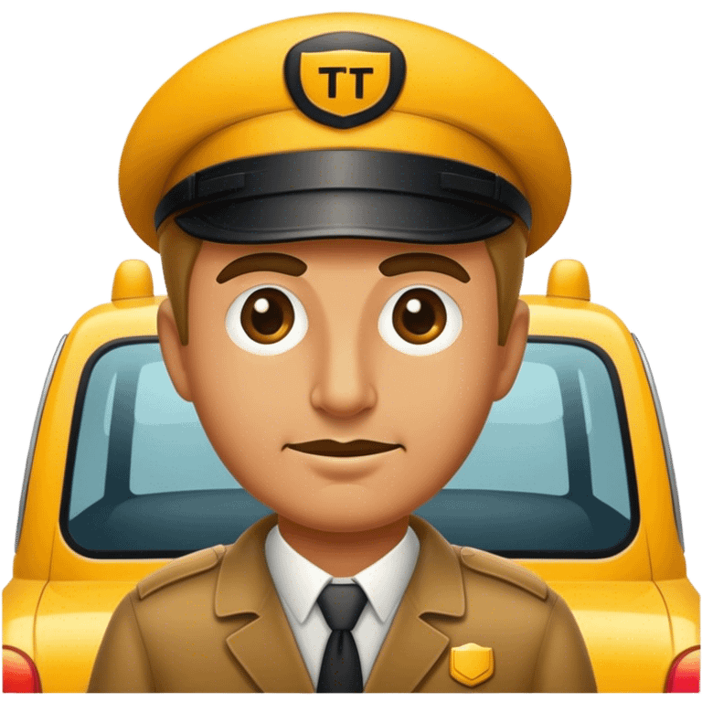 taxi driver emoji