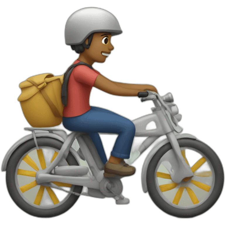 Marahute biking emoji