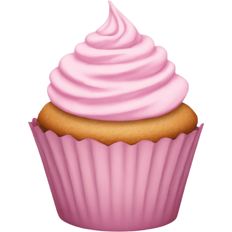 pastel pink cupcake emoji