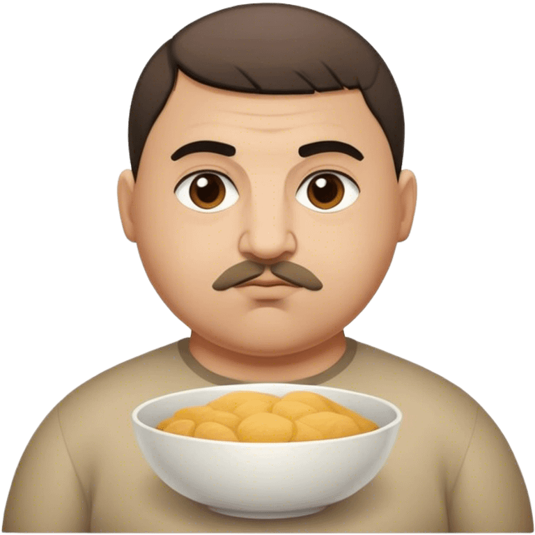 Fat Armenian oligarch with bowlcut emoji