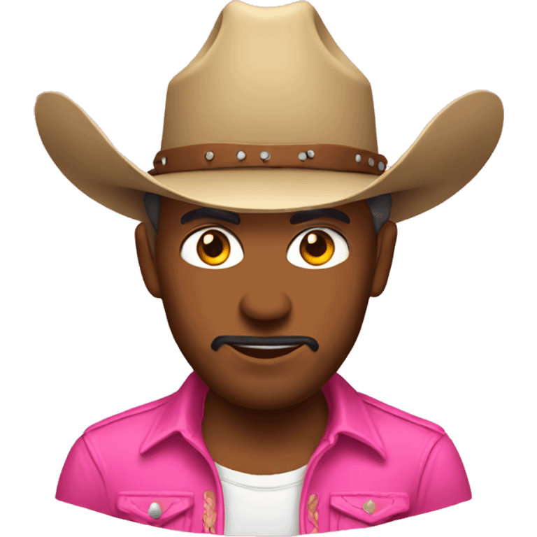 pink cowboy  emoji