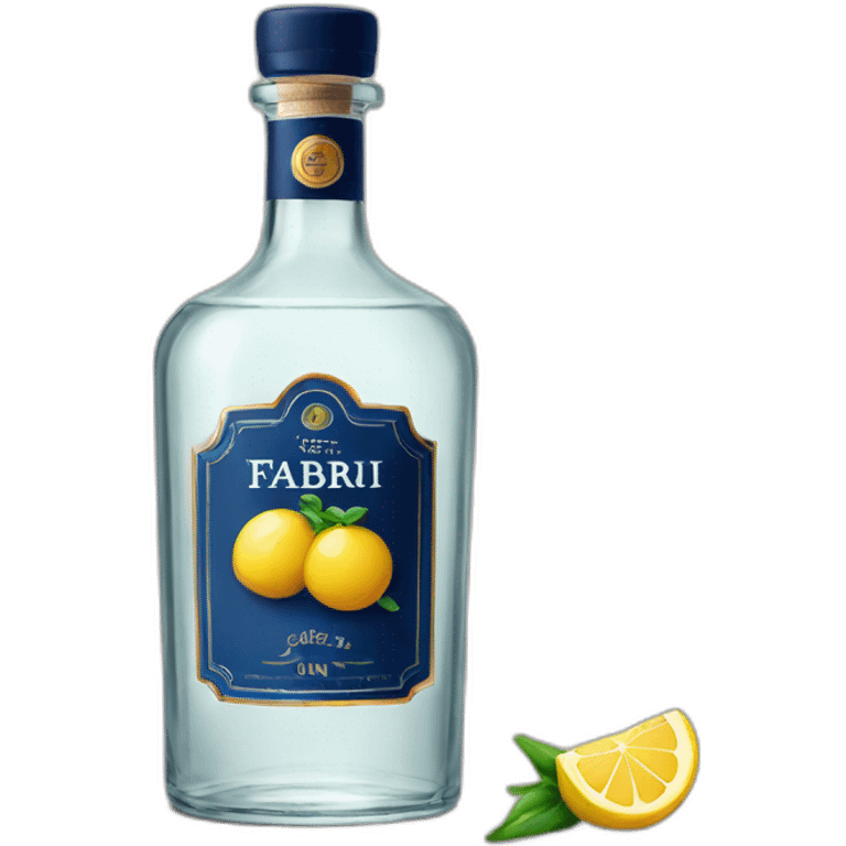 Fabbri gin bottle  emoji