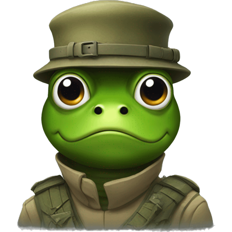 Frog Soldier emoji