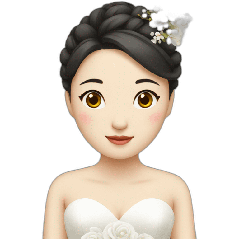 Korean bride emoji