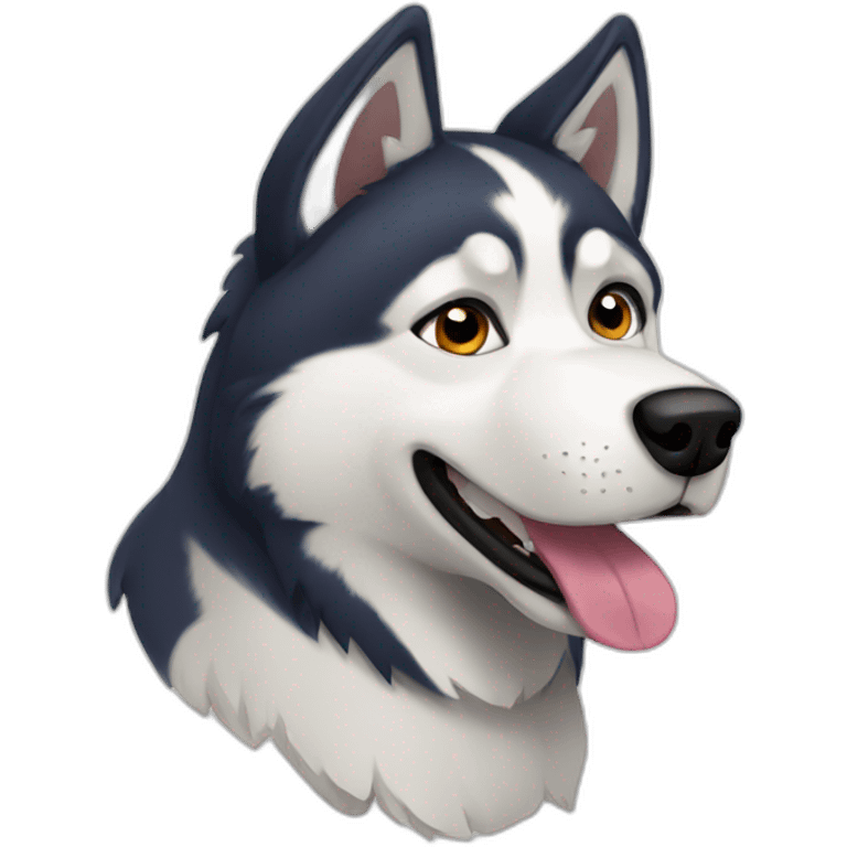 Husky  emoji