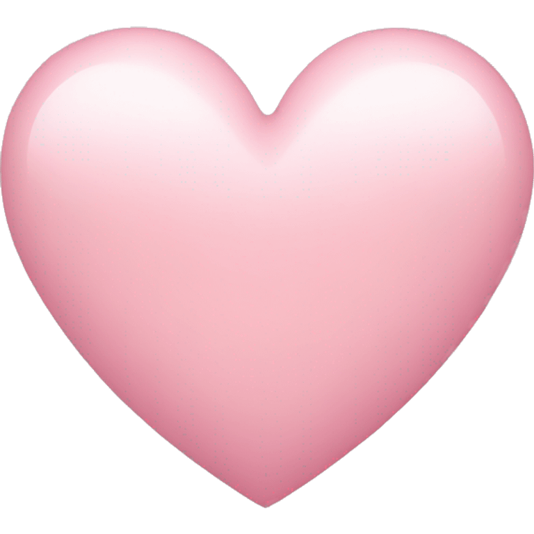 Light pink heart emoji