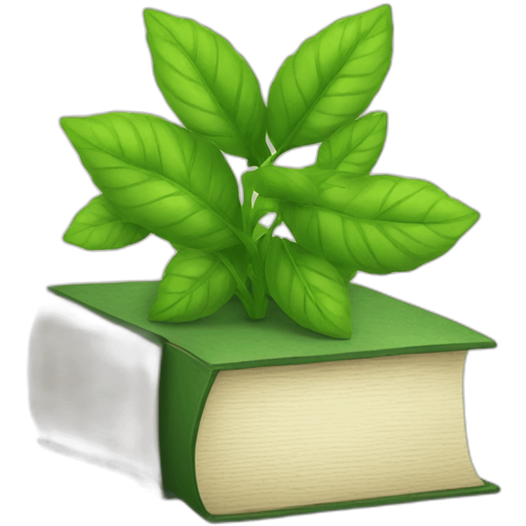 Book about plants emoji