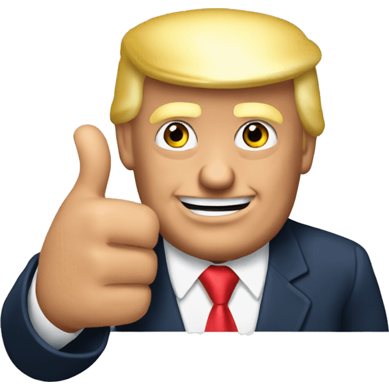 Trump thumbs up emoji