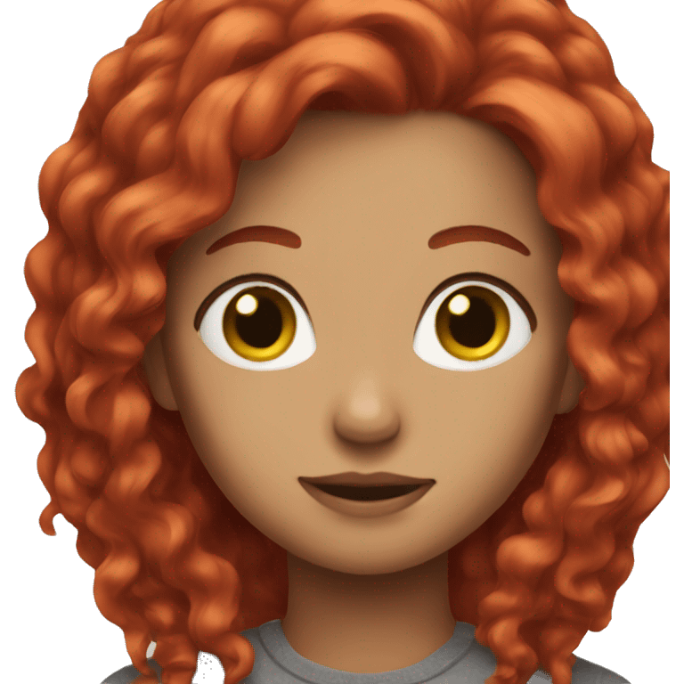 Girl red  hair  emoji