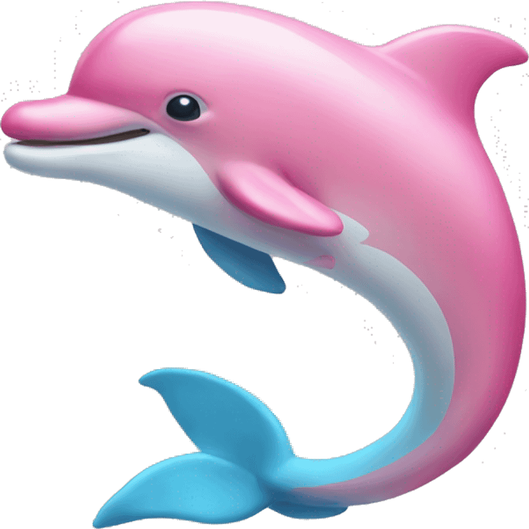 Pink dolphin emoji