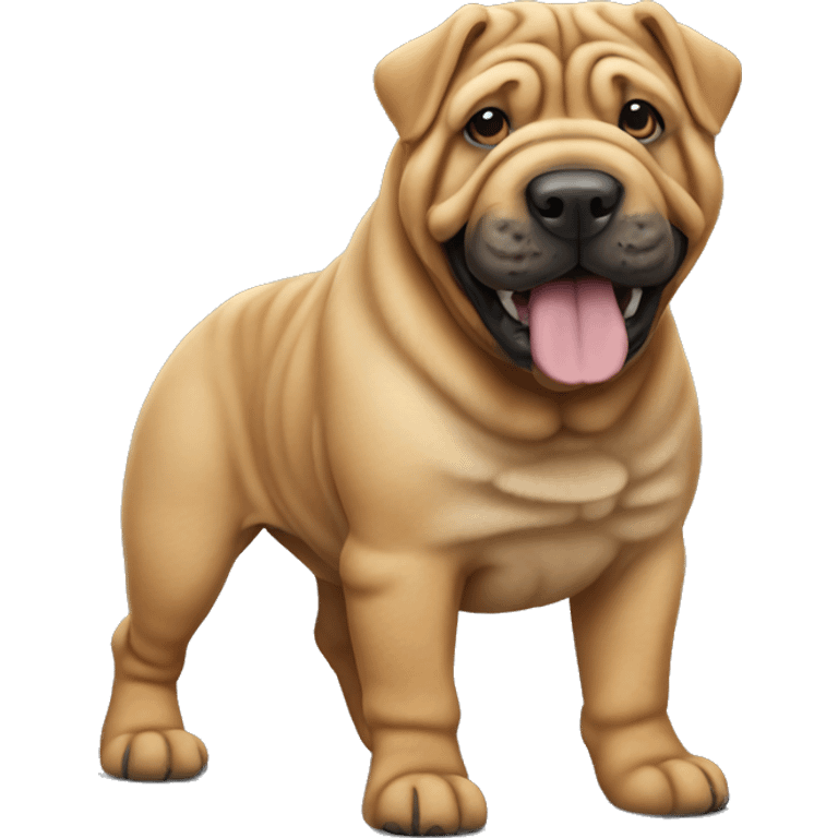 Sharpei dog  emoji