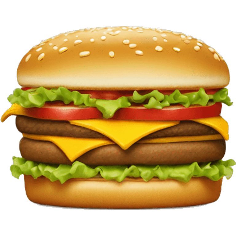 Big Mac McDonald’s one portion emoji