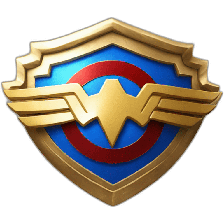 Wonder woman shield emoji