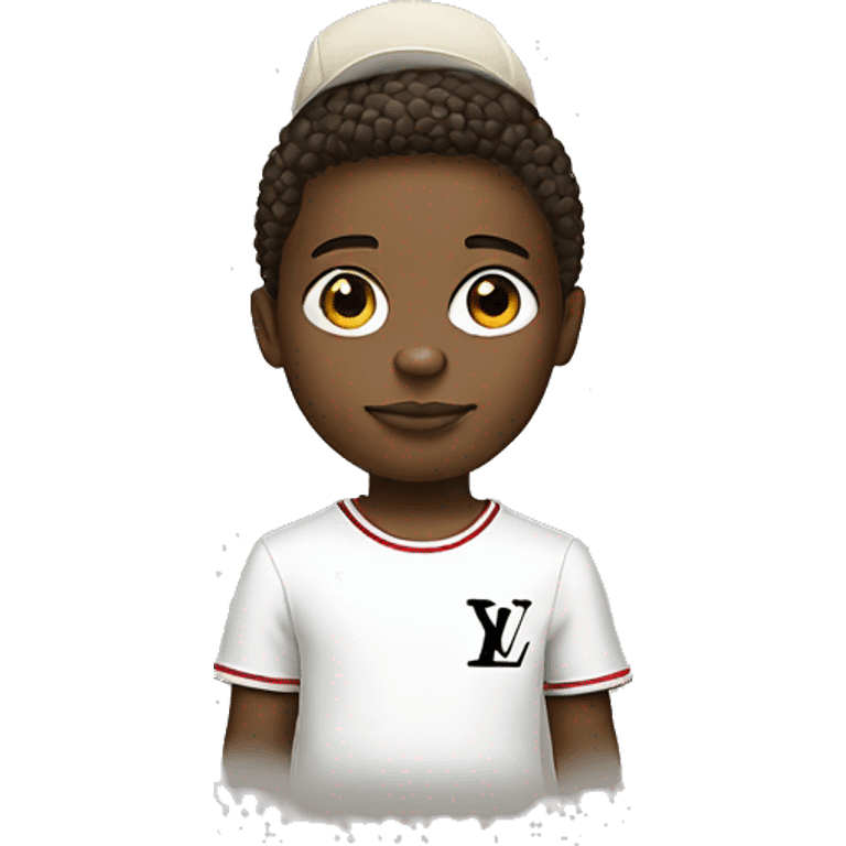 kid white skin with louis vuitton ball emoji