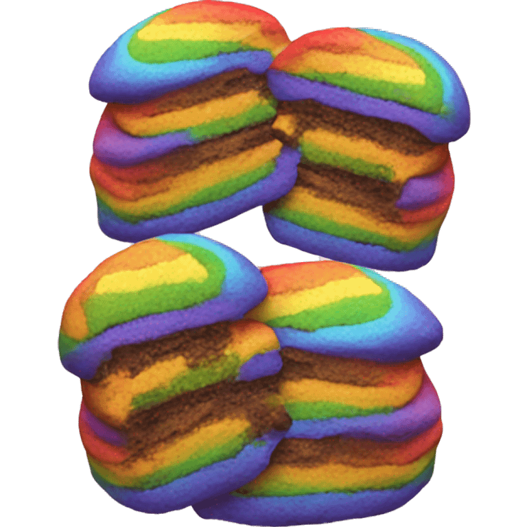 Rainbow cookies  emoji