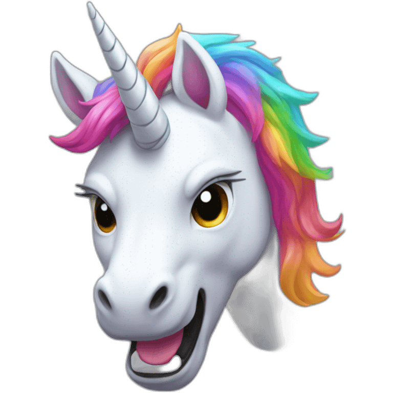 rgb unicorn raging emoji